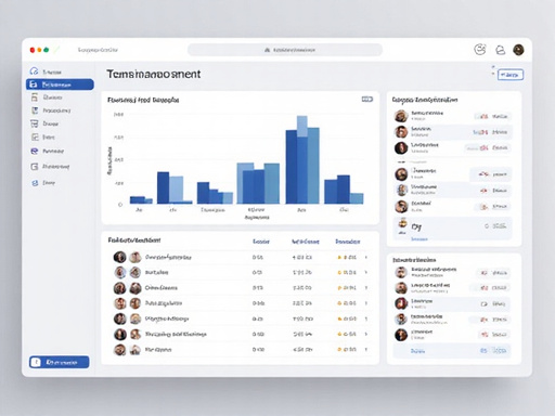 Team performance tracking interface